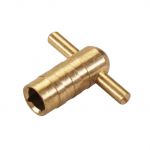 Brass finish Radiator Bleed Key ? Clock Winding Key 5mm Square